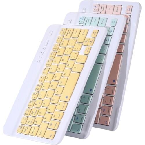 10 Inch Universal Slim Portable Wireless Keyboard Mouse Bluetooth-compatible 3.0 for Laptop Tablet Notebook iPad 9.7