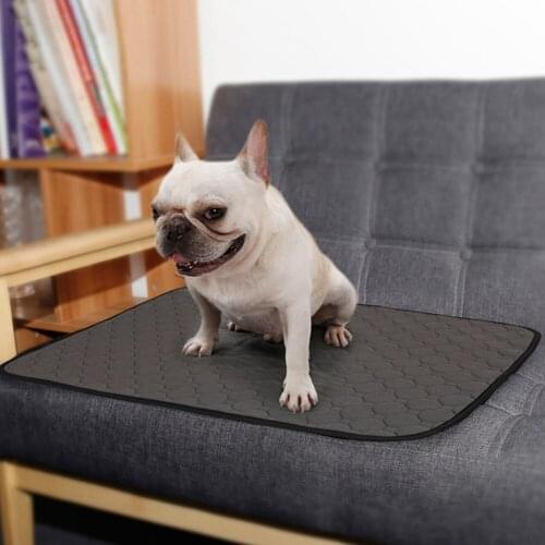 Solid Reusable Pet Dog Cat Puppy Pad Training Waterproof Washable Dog Diaper Urine Pads Pee Mat