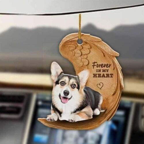 Car Pendant Cute Pet Dog Creativity Hanging Ornaments Accessories Suspension Gifts Mirror Automobiles Rearview Decoration D3R1