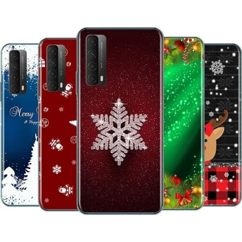 Christmas Tree Fashion Silicone Cover For Huawei Y7P Y5P Y9A Y8S Y9S Y6S Y9 Y7 Y6 Y5 Prime PRO Lite 2019 2018 2017 Phone Case