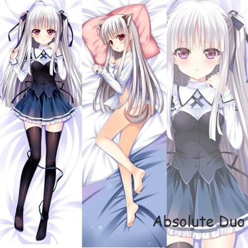 Sexy Japanese Anime Pillowcase Absolute Duo Julie Sigtuna Kawaii decorative Hugging Body Pillow Case Bedding