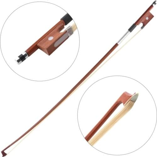 Violin Bow 1/4 Red Sandalwood Violin Bow High Elastic Horsetail Violin Bow Violin Accessories Stringed Instruments