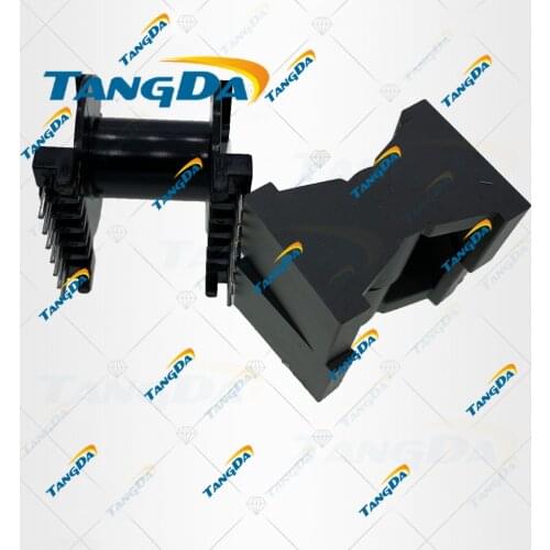 TANGDA PQ PQ4040 core Bobbin 7+7 pin 14p magnetic core+skeleton PC40 soft ferrite cores Transformers horizontal AG
