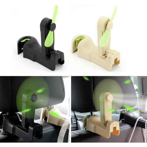 Universal Car Fan Hook Multifunctional Seat Back Hook Fan Clips Car Seat Suspension Hooks