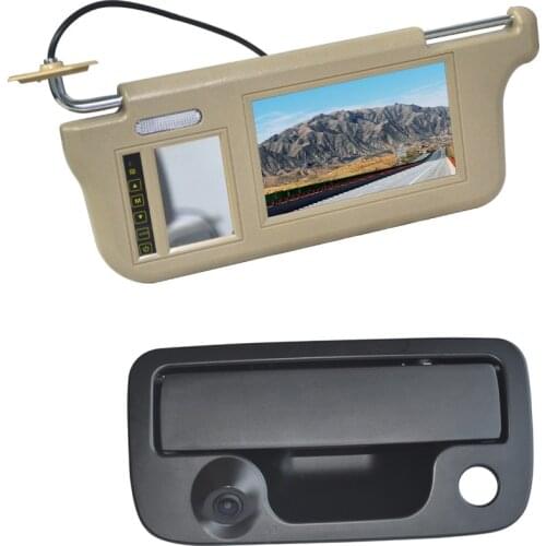 Vardsafe VS236V Sun Visor Rear View Mirror Monitor & Reversing Camera for VW Volkswagen Amarok