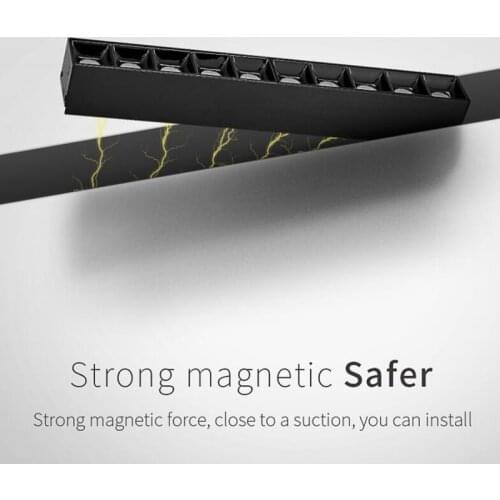 High Quality Magnetic LED Track Lights Spotlight Ceiling Lamps 10W 15W 20W 25W 30W Flood Light for Clothes Shop Store Home Light