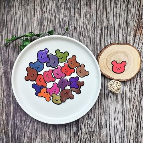 20PCS/Set Cartoon Cute Bear Colorful Korea Ins Style Stickers Kawaii Stickers