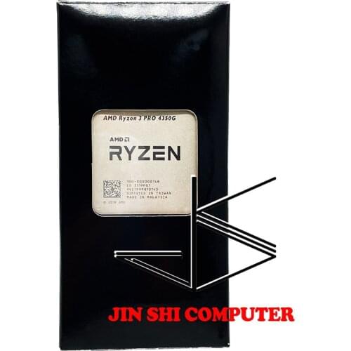 Amd ryzen 3 Pro 4350g 3.8ghz 4-core 8-thread socket AM4 4350g CPU NEW