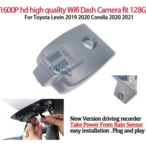 Hd 1600P Car DVR Wifi Dash Camera Video Recorder Dash Cam Front Camera Easy Installation For Toyota Levin 2019 2020 Corolla 2020