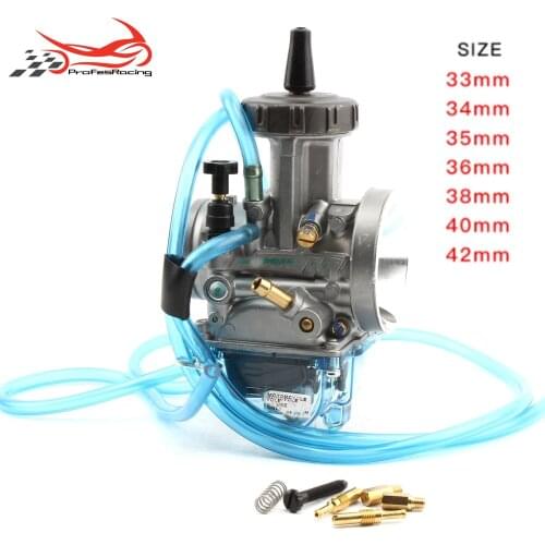 New Universal Motorcycle PWK Carburetor 33 34 35 36 38 40 42mm Racing Parts 2T 4T Engine Dirt Bike Scooter ATV Quad UTV Power