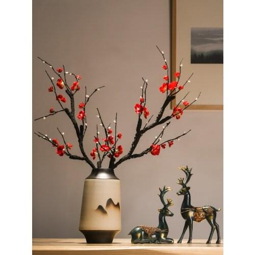 Jingdezhen ceramic manual The vase Dried flowers Flower arranging Decorative furnishing articles Works of art Special gift vase