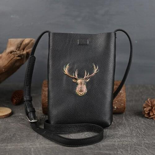 Cool Cellphone Pretty Crossbody Bags for Girls Genuine Leather Shoulder Bag Ladys Women Bags Designer Free Shipping сумки