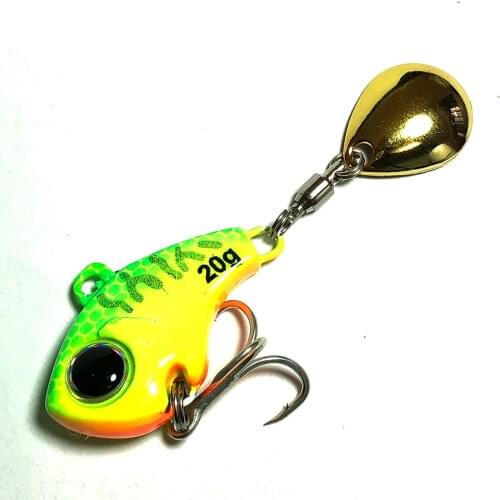 Tail Spinner Metal Vib Shad Casting Shore Jig Vibration Jigging Blade Spoon Fishing Lure Artificial Bait Tackle