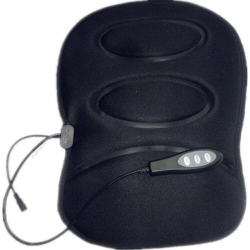 Mini Car Seat Cover Heating Vibrating Massage Mattress Electronic Therapy Massager Mat Chair Sofa Seat Recliner Massager Cushion