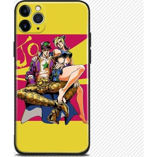 Jojos jotaro and jolyne hentai anime For iPhone se 6 6s 7 8 plus x xr xs 11 pro max soft silicone phone case cover shell