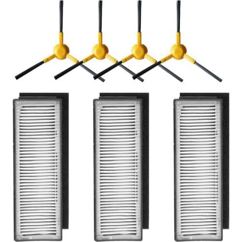 Accessory Kit Compatible for ECOVACS DEEBOT N78 Pro Robotic Vacuum Cleaner - Filters, Side Brushes