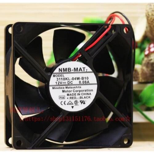 NMB 3110KL-05W-B10/B19 8025 24V 0.08A quiet stop alarm frequency converter fan