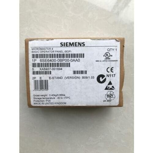 New Siemens 6SE6400-0BP00-0AA0 6SE6 400-0BP00-0AA0 Inverter BOP Operation Panel