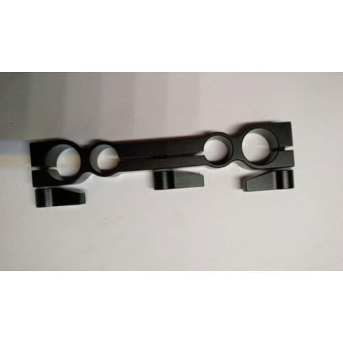 Rod Clamp Bridge 19mm 15mm fr Studio Support Rail DSLR Rig Follow Focus Camera
