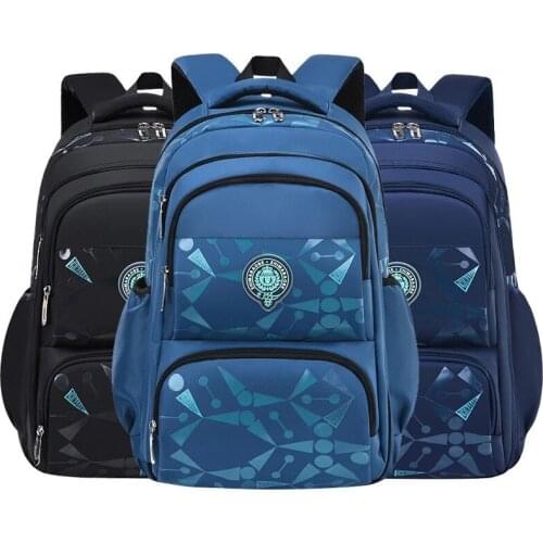 POOLOOS High Quality Backpacks Cool Side Open Student School Bag Waterproof Large Capacity Backpack for Boys Girls 6-12 Years