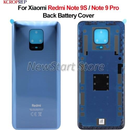 For Xiaomi Redmi Note 9S Note 9 Pro Back Battery Cover Rear Door Case Housing For Redmi Note 9S Note 9 Pro Cover housing