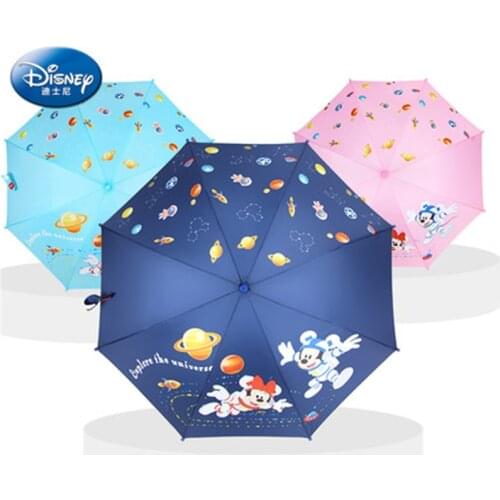 Disney Cartoon Umbrella Frozen Elsa Anna Mickey Minnie Mouse TriFold Umbrella Student Boy Girl Adult Sunscreen Kid Umbrella Gift