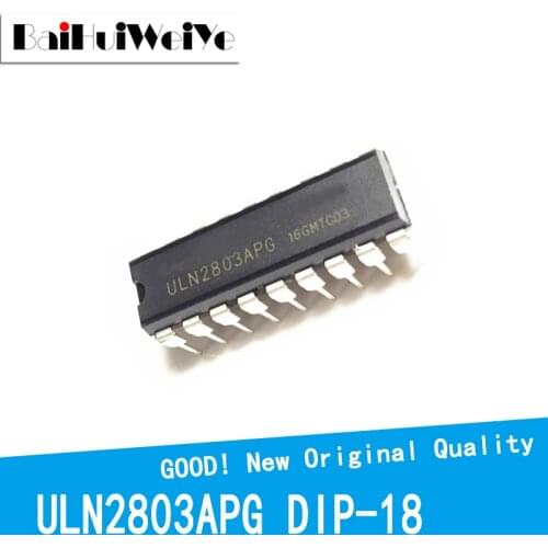 10PCS/LOT ULN2803APG ULN2803 ULN2803A ULN2803AP ULN2803AN Darlington DIP-18 New Original IC Good Quality Chipset In Stock DIP18