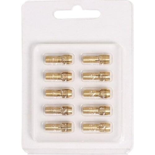 10 PCS Mini Drill Brass Collet Chuck set Grinding Chuck For Dremel Rotary Tool Electric Grinding Accessories 0.5-3.2mm