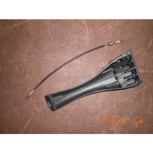 30 PCs Aluminum Alloy Violin Tail piece 4/4 with fine tuners & 30 PCs Tail guts