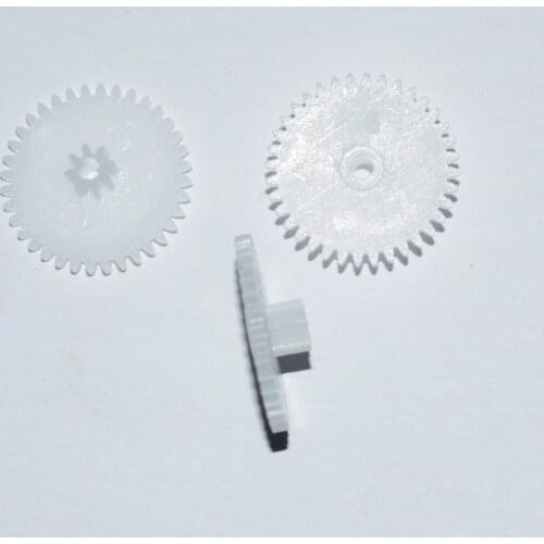 36092B M=0.5 Spur Gear OD 19mm 36 Teeth/ 9 Teeth 2.05mm Hole Plastic POM Gear Wheels DIY Repair Parts 10pcs/lot