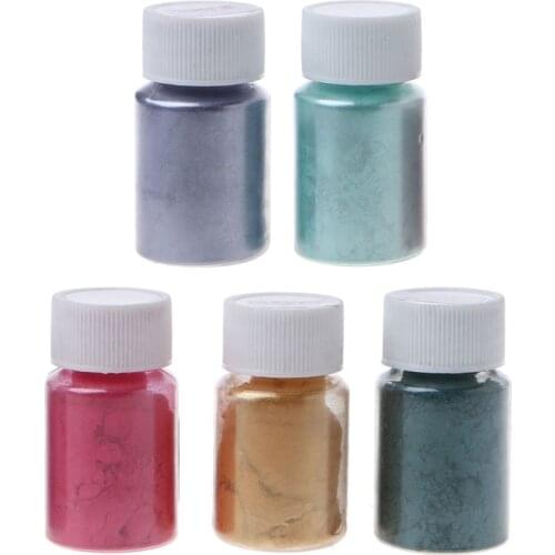 47 Colors Pigments Brilliant Mica Powder Kit Epoxy Resin Colorant Makeup Bath Bomb Soap Candle Making Powder Pigment Kit