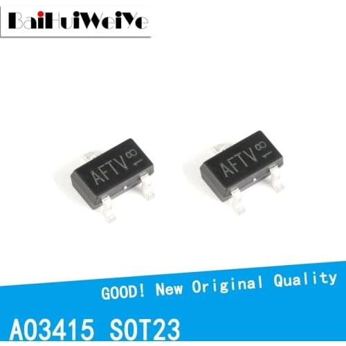 50PCS/LOT AO3415 3415 A19T AO3415A SOT23 SOT-23 SMD New and Original IC Chipset MOSFET MOSFT