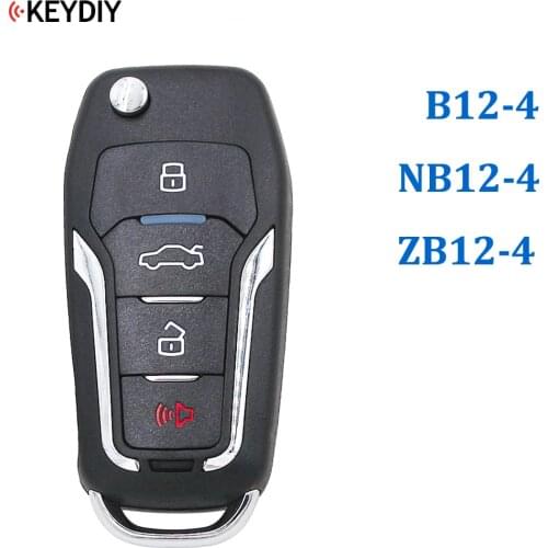 B12-4 NB12-4 ZB12-4 Universal 4 Button B NB ZB Series Remote Control for KD900 KD900+ URG200 KD-X2 Make New Remote Key