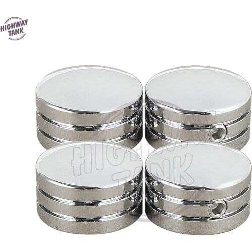 4 Pcs Chrome Motorcycle Head Bolt Covers case for Harley Sportster XL883 XL1200 Twin Cam Big Twin 1340 Evo