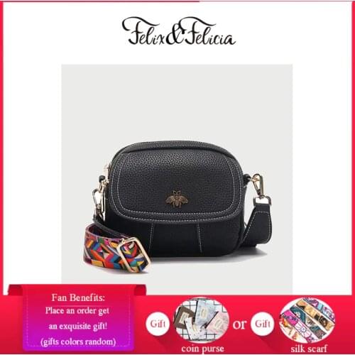 FELIX&FELICIA Women's Black Bags
