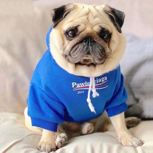 Miflame Handsome Dog Clothes For Dog Hoodies French Bulldog Corgi Clothes Fashion Dog Costume Solid Dog Sweatshirt Pet Sweater