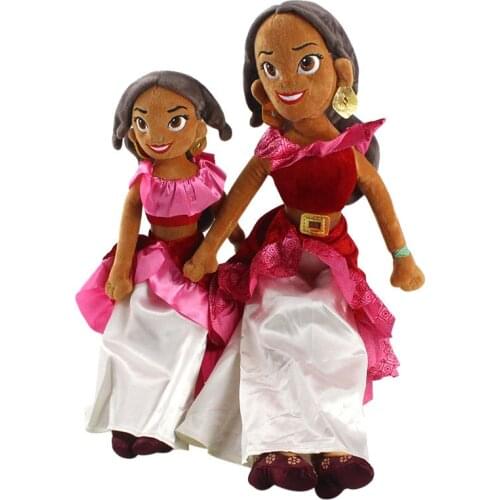 Disney Princess Dolls Elena of Avalor Princess kid Plush Toys 40/50cm Girls Soft Stuffed Toys Elena Dolls for kid Christmas Gift