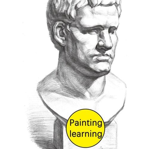 Ink Point Art Excellent Painting Teaching Sketch Plaster (from Facial Features to Avatar) Sketch Genuine Picture Book Wholesale