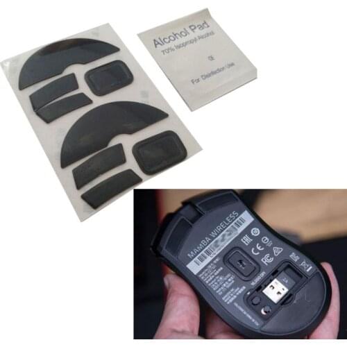 2021 New 2Pcs 0.6mm Thickness Replace Mouse Feet Mouse Skates for razer Mamba Wireless Gaming Mouse