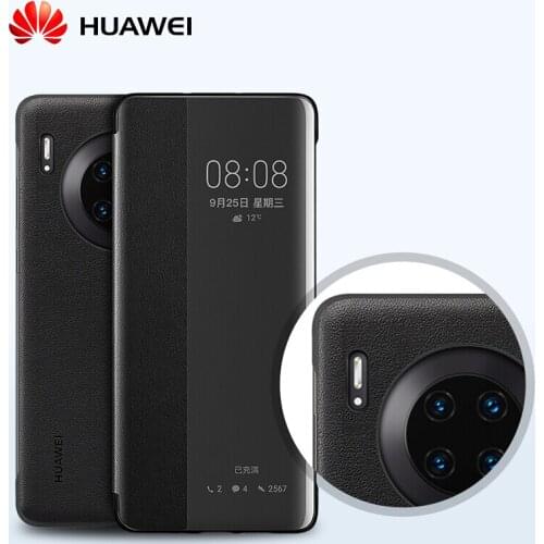 Original Huawei Mate 30 Pro case Huawei Mate 30 case silicone smart cover flip leather 360 shockproof Mate30 Pro case