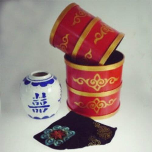 Lucky Sieve Production (Large) Gimmick Stage Magic Tricks Empty Cylinders Tube Produce Objects Magia Appear Illusions Mentalism