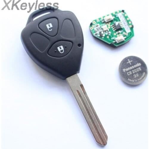 For JAC J3 J5 J6 Tojoy Heyue 2 button fob remote key control 315mhz