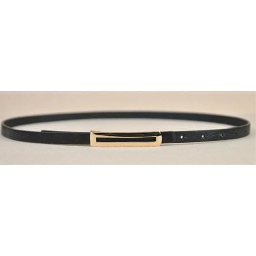 Luxury Metal Buckle Thin Belt Classic Wild Female Minimalist Thin Belt Straps Waistband For Apparel Accessories