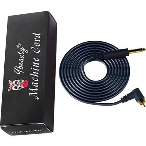 Hot Tattoo Clip Cord RCA Power Cord 1.8M Soft Silicone Tattoo Power Cable for Tattoo Machine Accessory