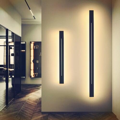 16W 22W lampada LED Aluminium wall light Modern Creativity Rectangle Led Wall Lamps Bedside room Bedroom Foyer wall decor arts