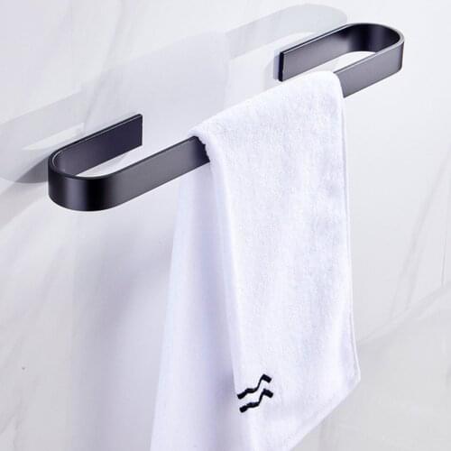 25cm-55cm Towel Rail Rack Towel Holder Bathroom Towels Rack Hanger 304 Stainless Steel Wall Hanging Towel Bar Storage Shelf