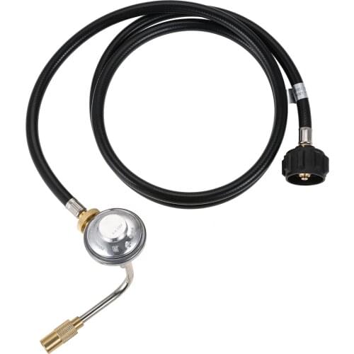 6FT Propane Adapter Hose 1lb to 20lb Converter with Gas Regulator fit for Blackstone 17", 22" Tabletop Griddle