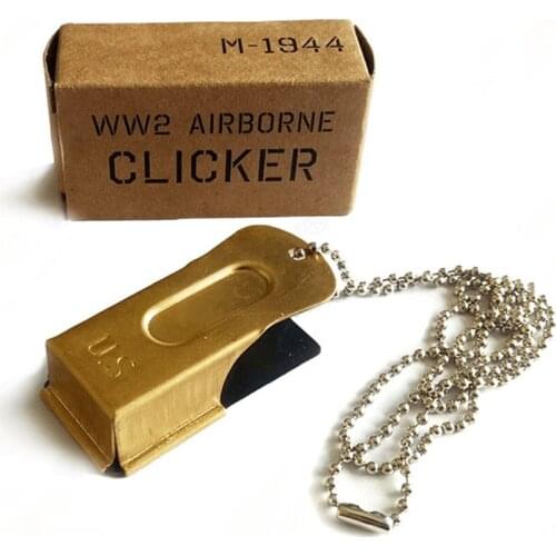 WW2 US Army Airborne CRICKET CLICKER American D-Day Normandy Landing Para paratrooper Signals