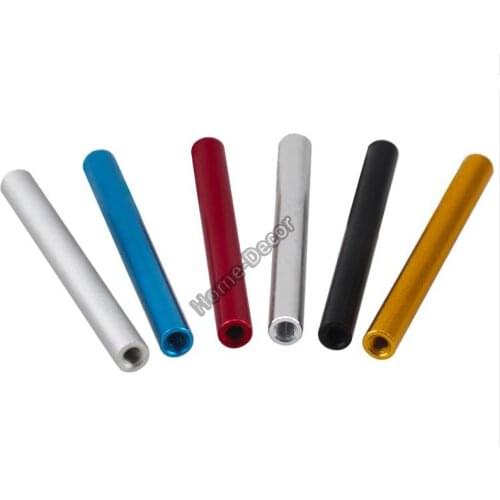 10 PCS M4X7 MM OD FPV Model Plane Red Color Aluminum Hollow Tubing Tube Connecting Shaft for RC Car Boat Model , Aluminum Pipe