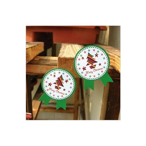 100pcs/lot Dia: 2.7cm New Christmas Seal sticker Gift Christmas gift packing sticker (ss-6163)